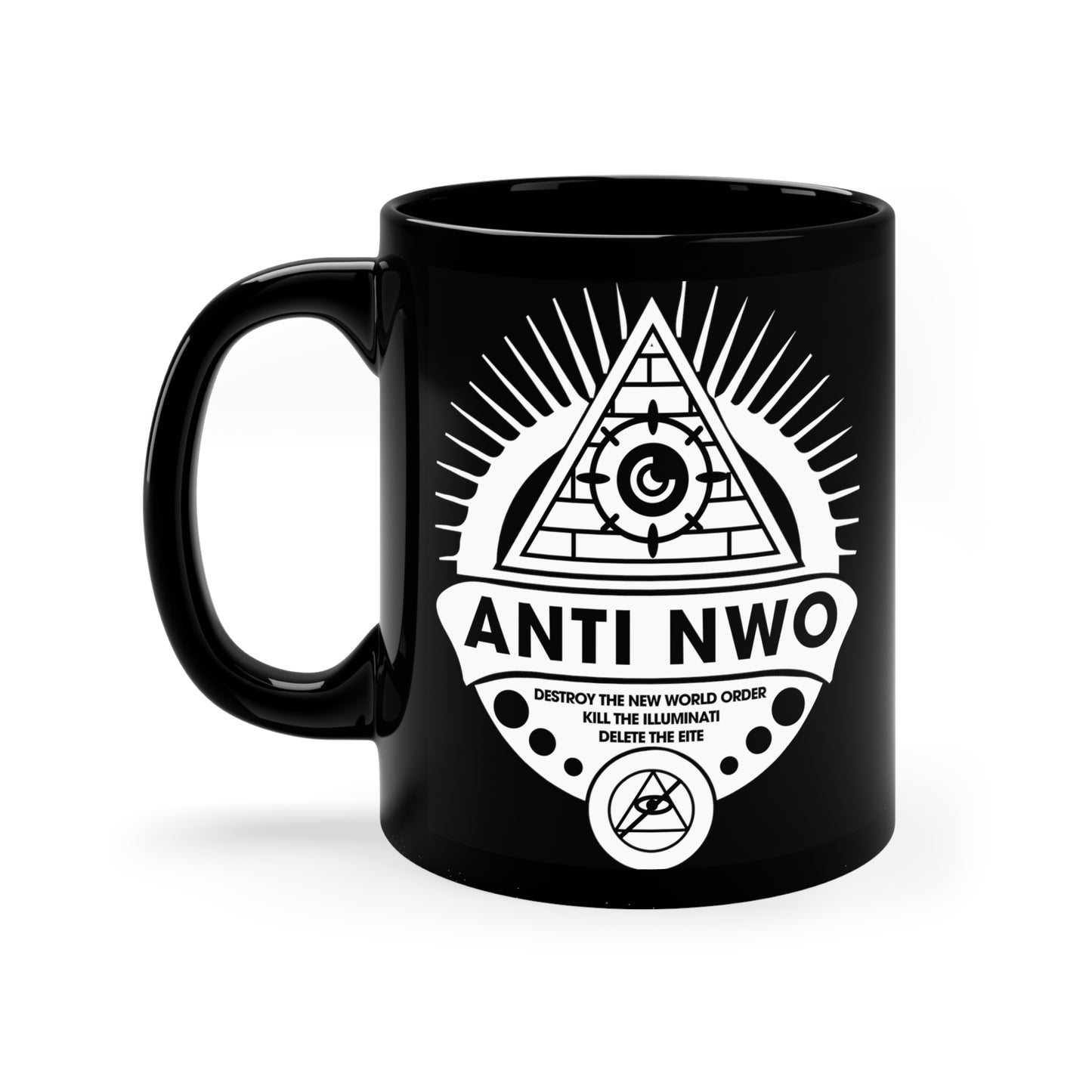 "Anti NWO" 11oz Black Mug