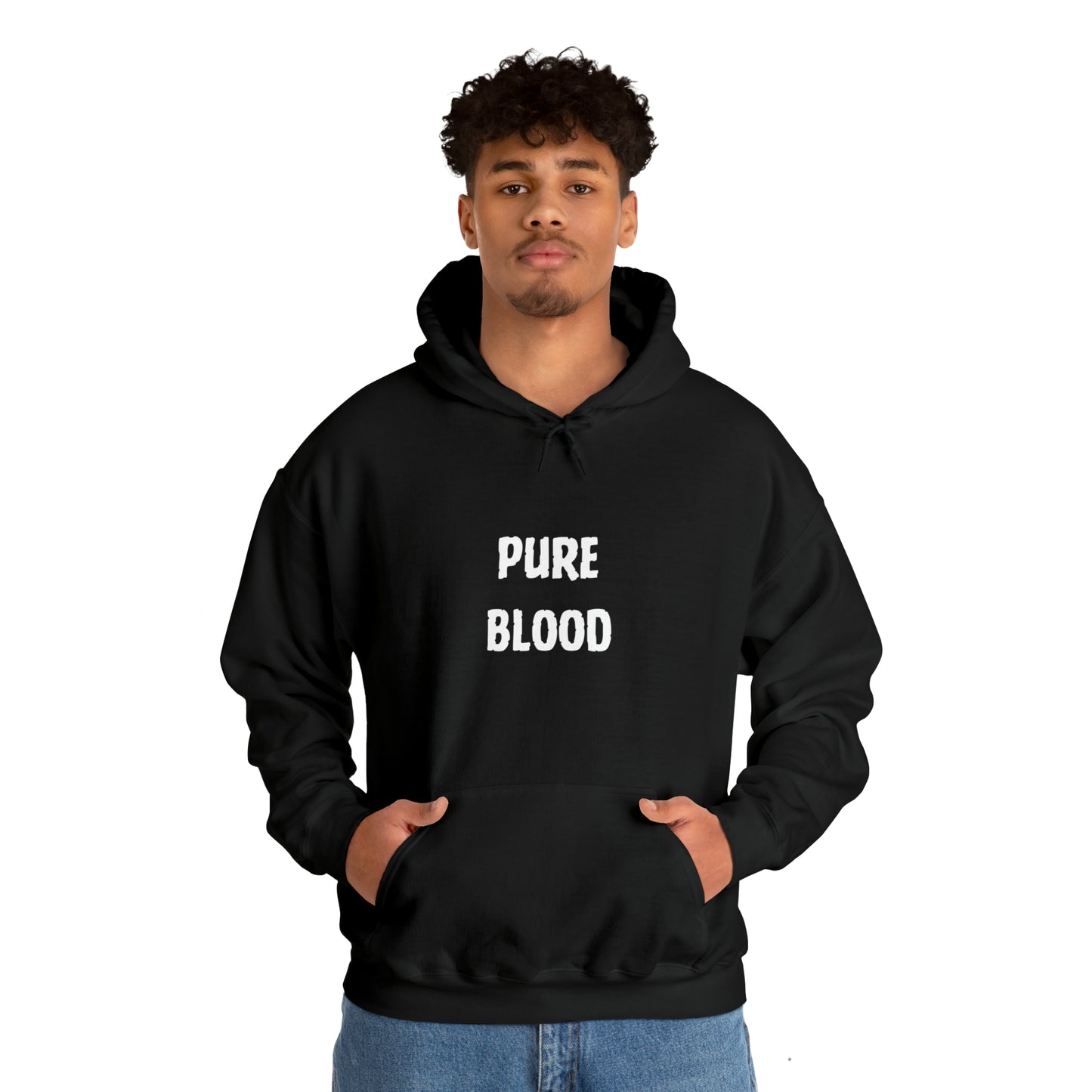 "Pure Blood"  Hooded Sweatshirt