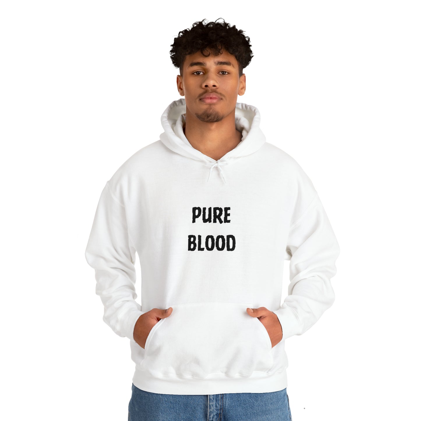 "Pure Blood"  Hooded Sweatshirt