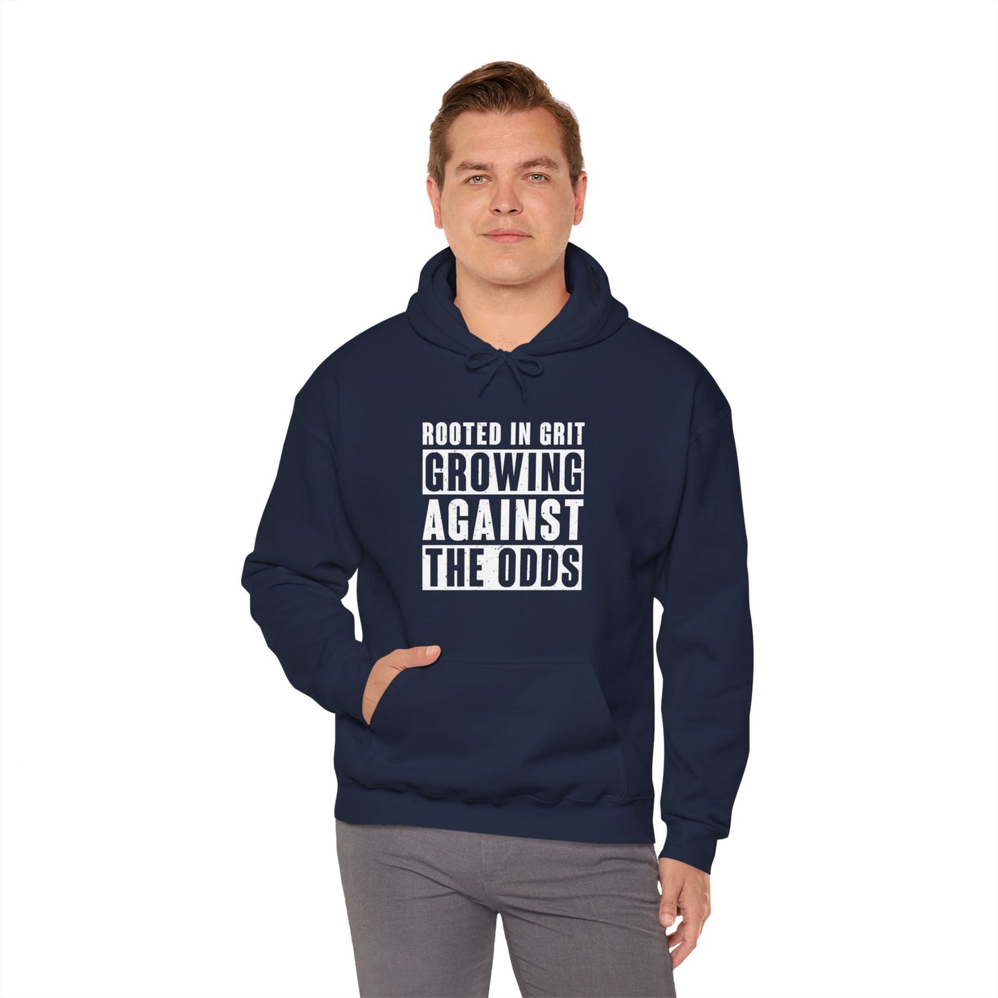 "Rooted in Grit, Growing Against the Odds" Hooded Sweatshirt