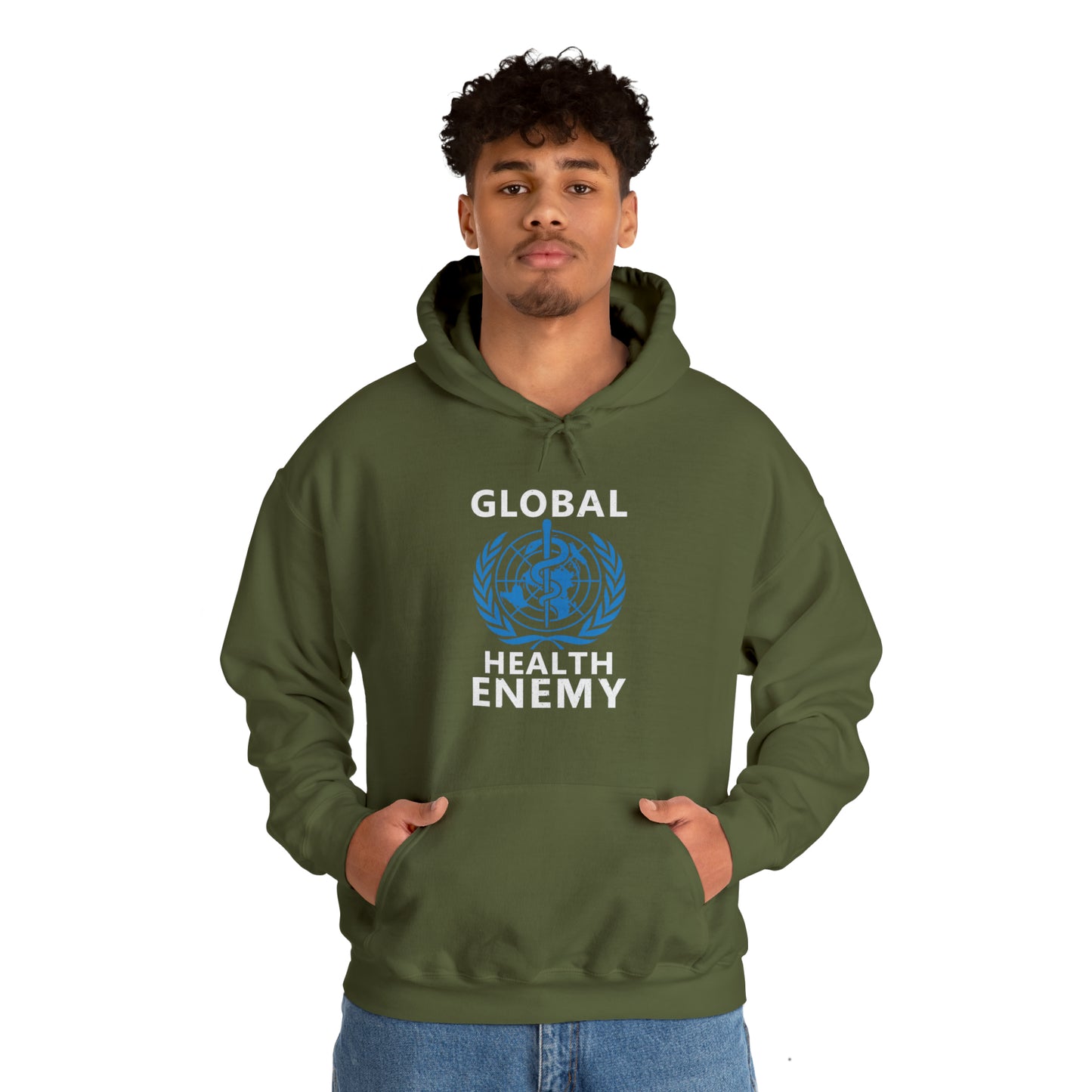 "Global Health Enemy" Hooded Sweatshirt