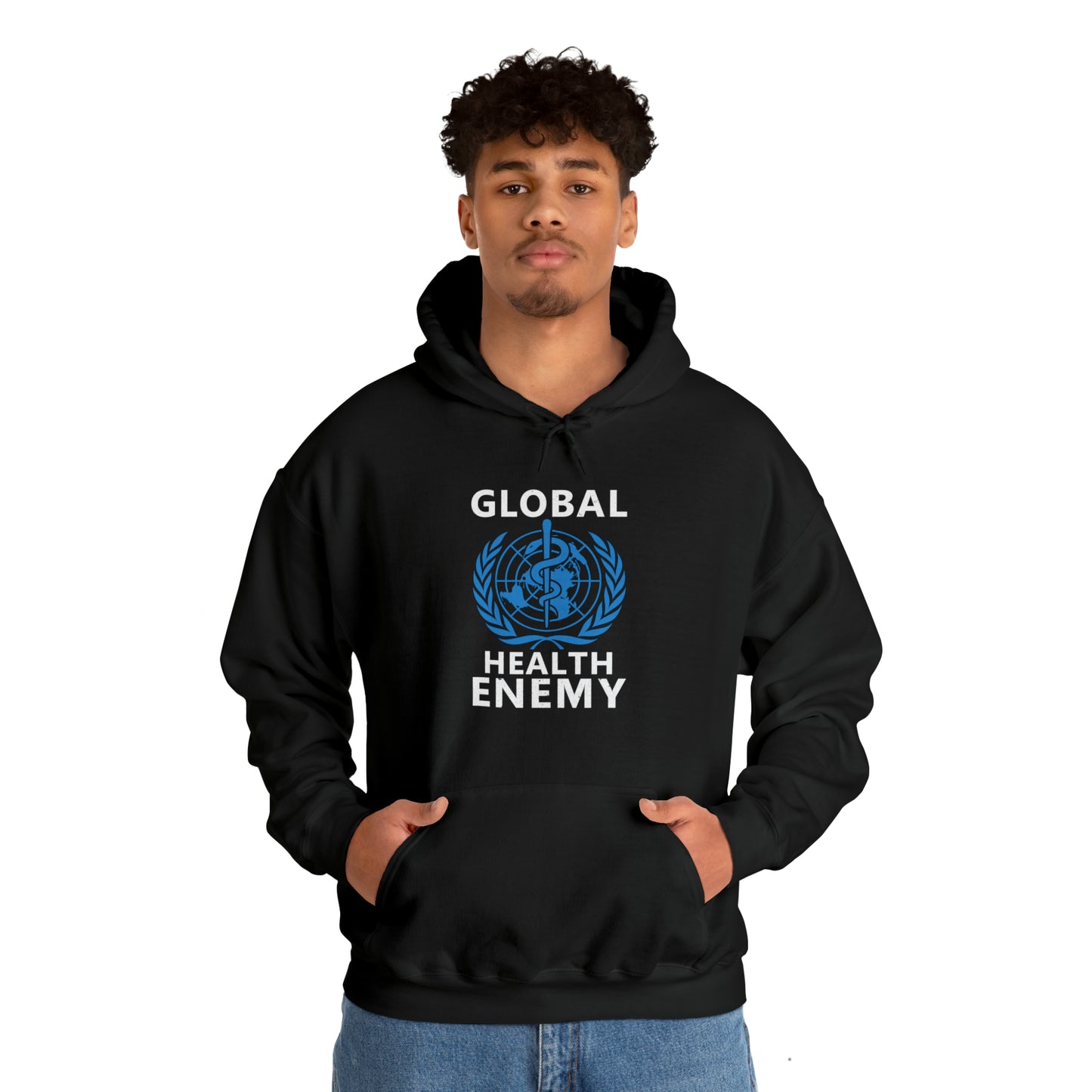 "Global Health Enemy" Hooded Sweatshirt