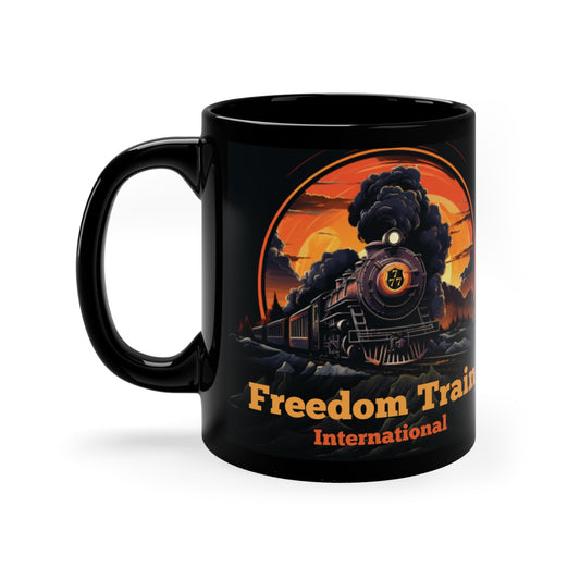 "Freedom Train International" 11oz Black Mug