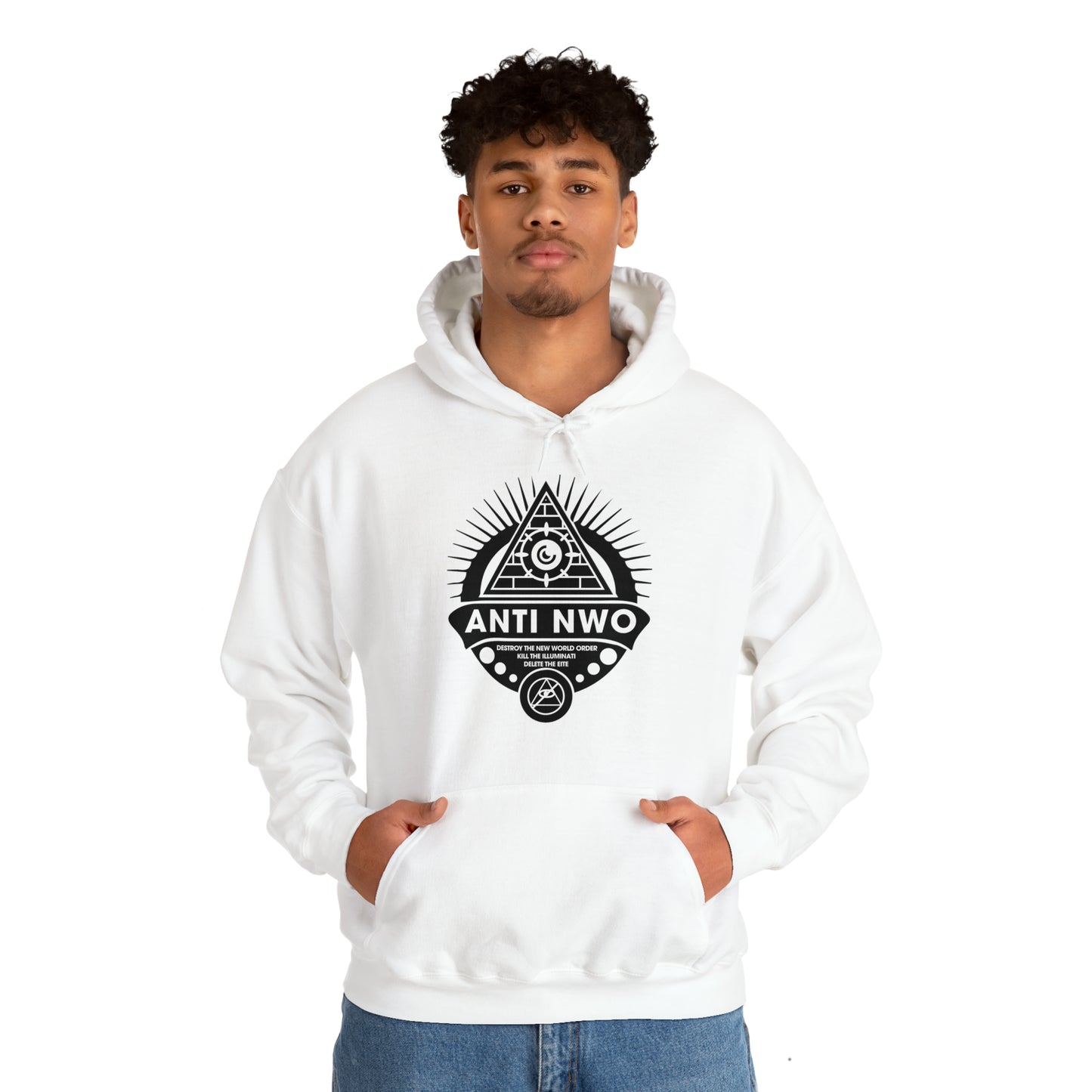 "Anti NWO" Hooded Sweatshirt