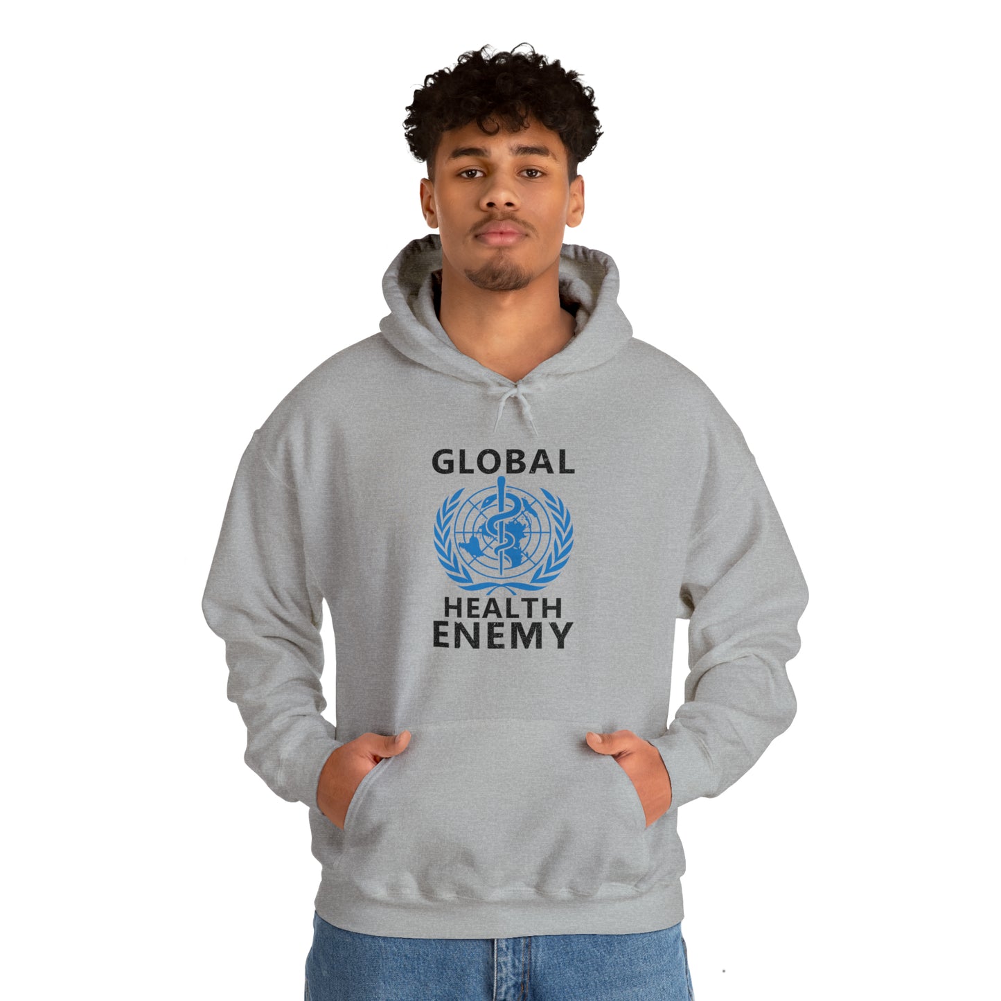 "Global Health Enemy" Hooded Sweatshirt