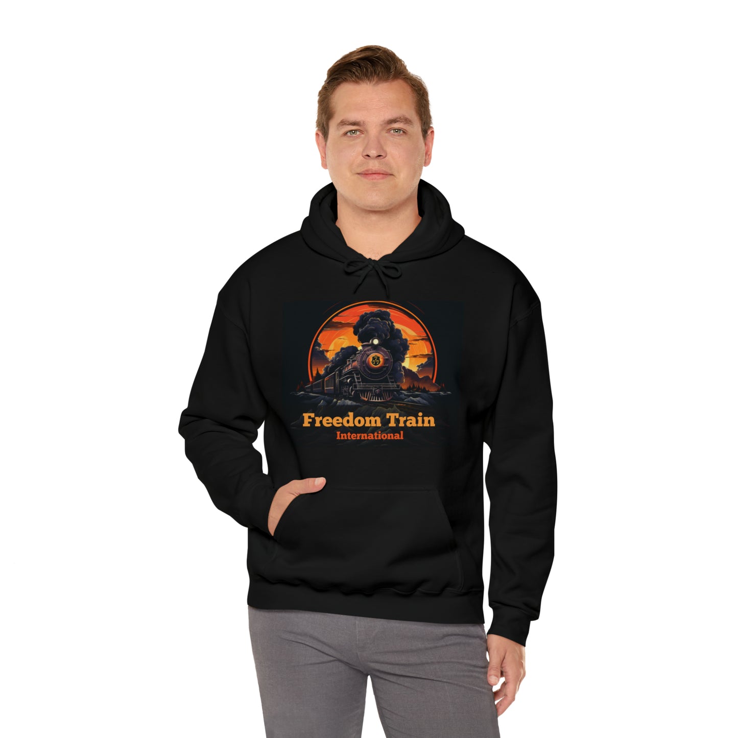 "Freedom Train International" Hooded Sweatshirt