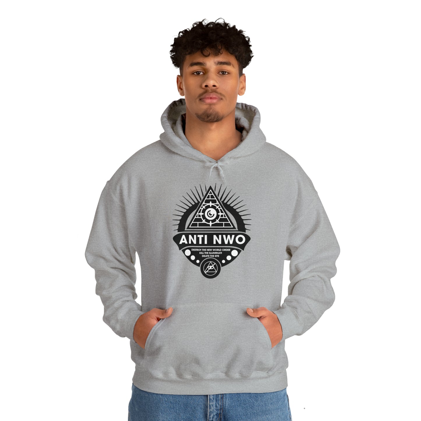 "Anti NWO" Hooded Sweatshirt