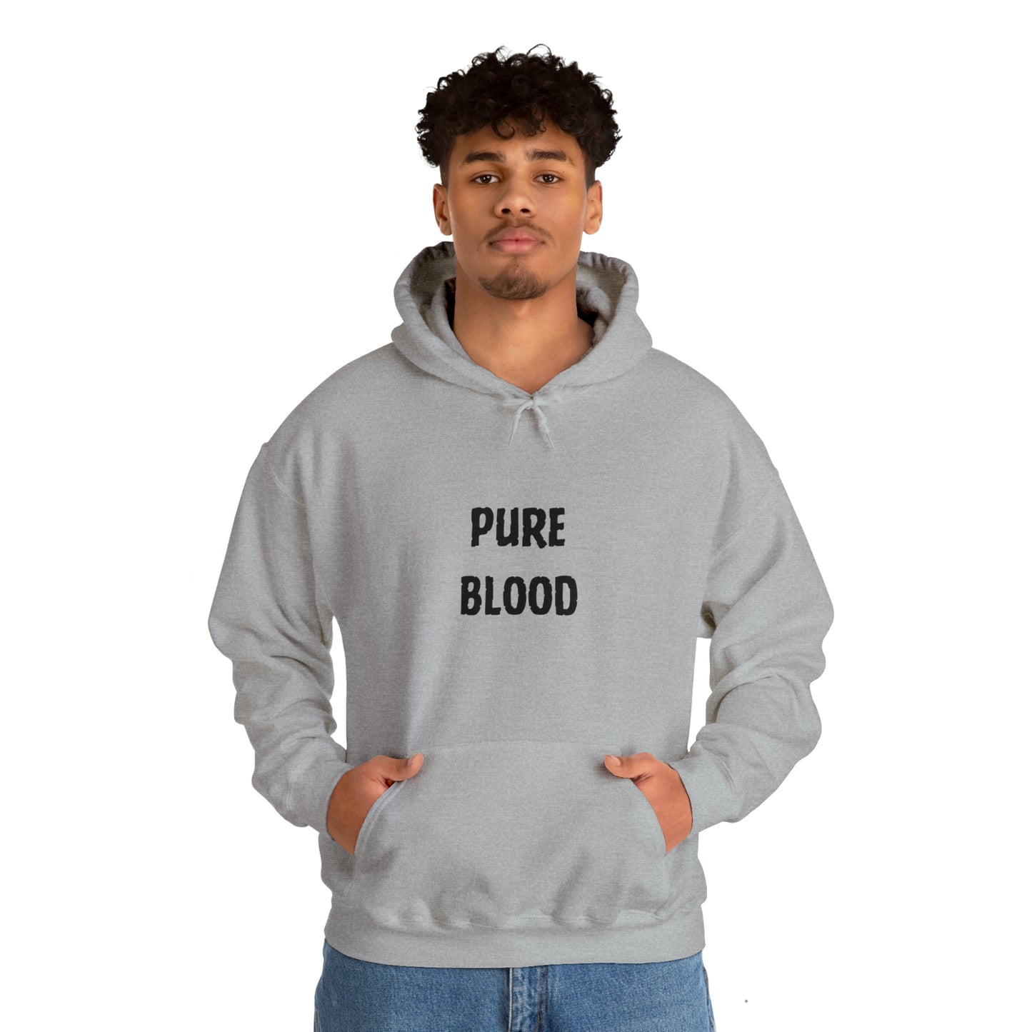 "Pure Blood"  Hooded Sweatshirt