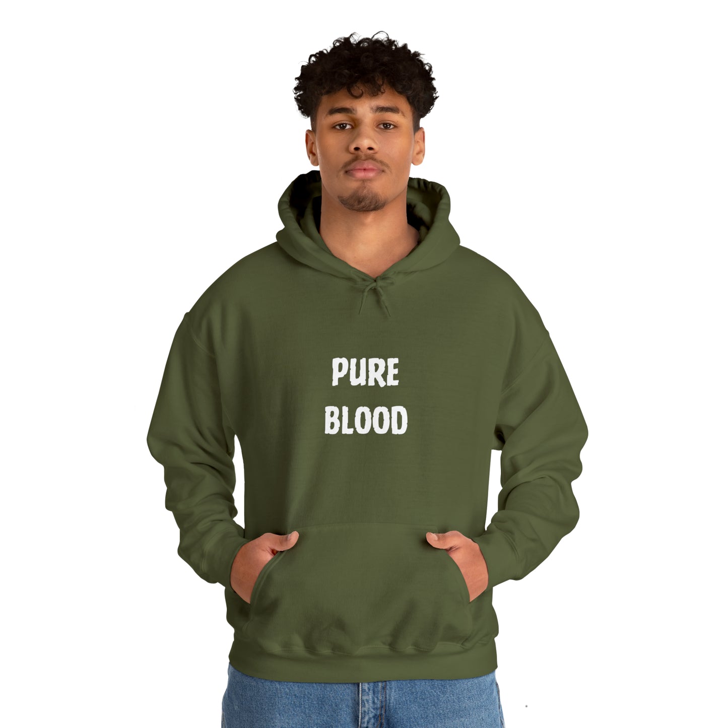 "Pure Blood"  Hooded Sweatshirt